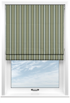 The British Stripe Co. Charles, Highlands No.1 - Twist&Fit Roman Blind